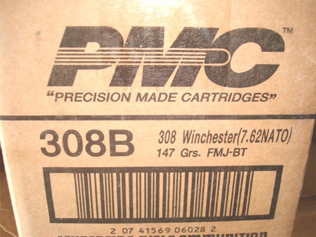 PMC - .308 FMJ BT New 147 grain - 20 Rounds